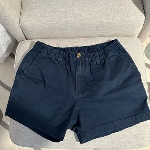 Chubbies Blue 4in Original stretch Shorts Relaxed Fit Elastic Waistband